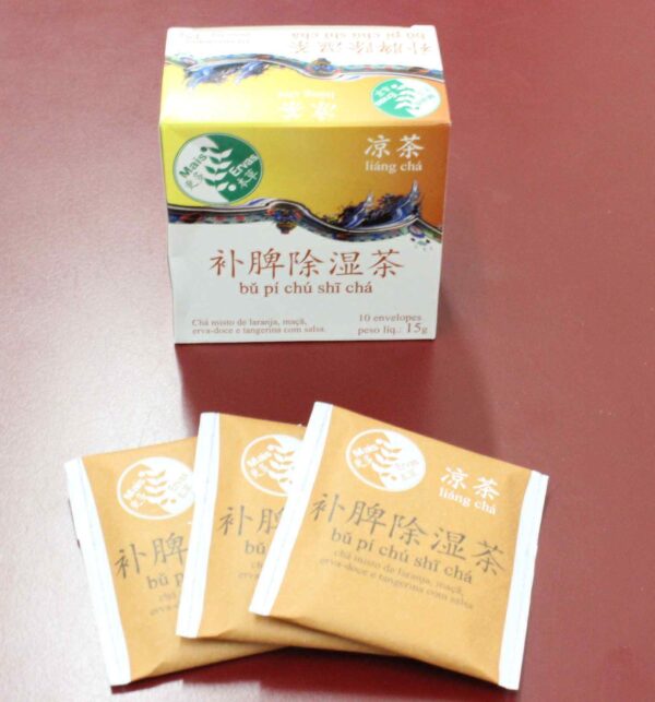 Chá para Tonificar o Baço e Eliminar a Umidade - Bu pí chú shi chá (Amarelo Mesclado)