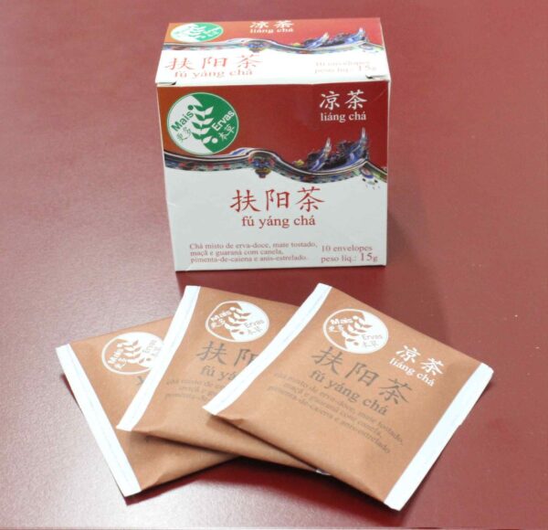 Chá para apoiar o Yang - Fú ýang chá (Vermelho Escuro)