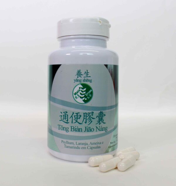 Cápsulas para Regular os Intestinos - Tong Bian Jiao Nang (Verde)