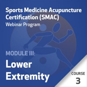 Webinar Programa de Certificação Em Acupuntura Desportiva (Smac) – Módulo 3: Extremidades Inferiores – Curso 3